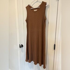 Everlane The Rib-Knit A-Line Tank Dress